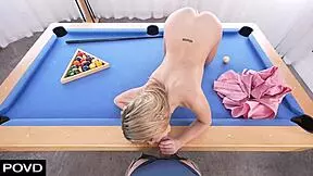 Watch big cock fill Ashley Alexander's tight pussy with creampie