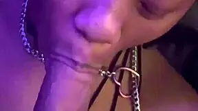 ebony couple enjoys intimate facial moment