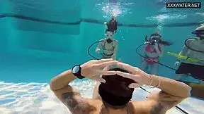 Couple films eva sasalka and jason underwater fucking!