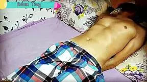 Cheating Wife Films Herself Binding and Stroking Husband's Best Friend