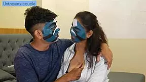 boss calls sexy secretary prabha at hotel room to fuck 1