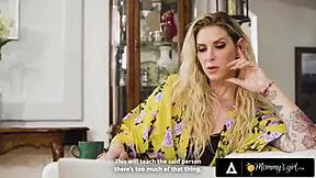 Can't You Stay Away From Your Hot Stepmom's Big Tits, Petite 18+ Brunette?