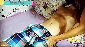 Cheating Wife Films Herself Binding and Stroking Husband's Best Friend