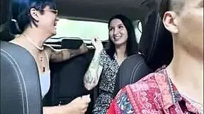 Adult Games Turn into Passionate Sex in the Forest with Ffm Face Fucking Blowjob Big Natural Tits Lesbian Riding Fat Whore Sloppy Deepthroat