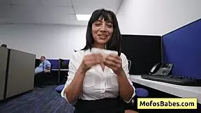 Big Tit Milf Fucked Hard at Work and Enjoy Nasty Facial in the Break Room - Sasha Pearl Parker Ambrose