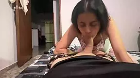 I suck your cock, and you help me get permission to go out?