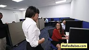 Big Tit Milf Fucked Hard at Work and Enjoy Nasty Facial in the Break Room - Sasha Pearl Parker Ambrose