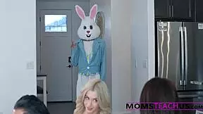 family portrait turns into unexpected intimate moment between stepmom and stepdaughter