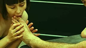 i love watching this milf and teen beautifully lick legs with their tongues, so fetishy and hot.