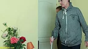 i got reward ass fuckin with big dick grandpa, anal creampie and ass to mouth