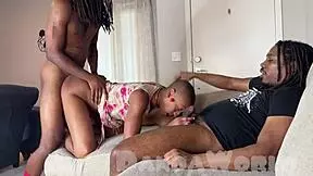 i'm getting spit roasted in this mmf threesome