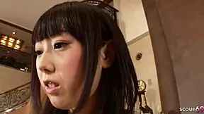 japanese petite teen seduce to suck at first day in holiday job by big dick co-worker in uncensored jav porn