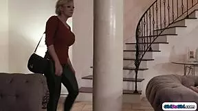 stepmom teach stepteen how to masturbate