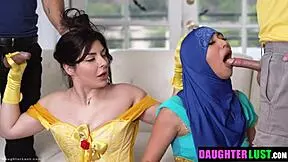 Stepdads Convince Girls To Swap And Play Naughty Game