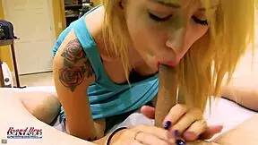 petite blonde cutie olyssia gets deeply pounded in liquid lunch.