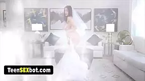 beautiful bride needs a quickie fuck before the wedding and her crush is available