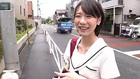 small tits beautiful ass j-girl mashiro is a naughty girl enjoying secretly. shows white underwear early, presents feel-good medicine!