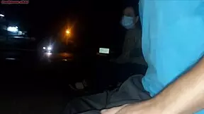 Risk Putting Dick In Front Of Woman Waiting For Bus - See Her Reaction