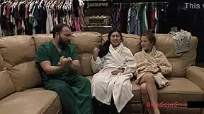 Perverted podiatrist sucks tattooed feet toes