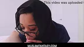 i'm this sexy petite brunette in a hijab, fixing dr dick like a pro in our muslimfantasy scene.