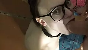 Are you gonna suck or just talk, cause my girlfriend can't suck with her mouth all closed up