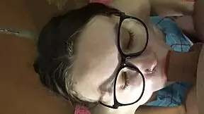 Are you gonna suck or just talk, cause my girlfriend can't suck with her mouth all closed up