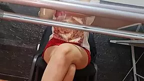 Risky Spy Camera Captures Cute Latina Amateur Model Secretary Nataly At The Faculty Of Letters Of The UBA