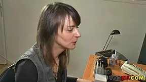 This petite German teen sucks and fucks like a pro!