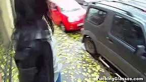 Fucking Glasses - Mya Dark Teen Feels Intense Sex On Shaved-Pussy Piano