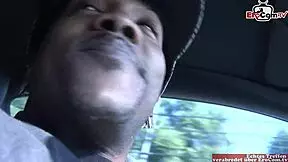 Brunette Teen Picked Up for Big Black Cock