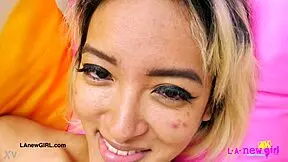 Gorgeous Asian Model Shows Her Sexy Body In Casting Interview