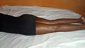 slimthick ghanaian girlfriend getting bent over and fucked