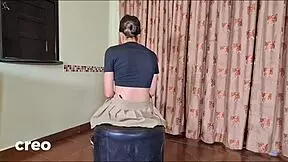 Passionate Casting With Young Brunette University Student