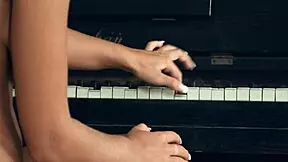 teen chick rubs erogenic zones