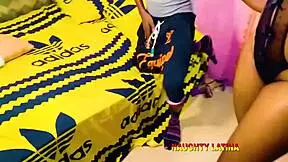 Black teen visits his best friend's sister in her new apartment.