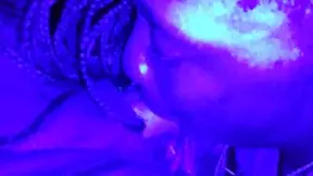 ebony teen 18+ gags on latin dick 😍