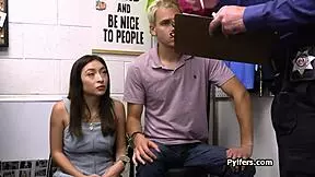 Gangbanging petite latina teen in backroom hidden cam 😏