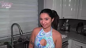 Older Seth Brogan Promotes Babysitter Kiana Kumani With Quick Fuck