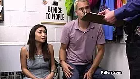 Gangbanging petite latina teen in backroom hidden cam 😏