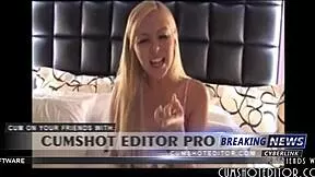 Blonde teen humiliating you in homemade POV