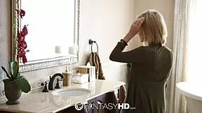 fantasyhd petite 18+ dakota skye shaves pussy before hardcore fuck