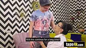 Big Natural Tits Teacher Learns Lesson In The Dark