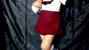 Mexican schoolgirl masturbates for favorite teacher after school 😏