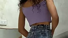 i secretly filmed this busty colombian babe alexia in her miniskirt, shes so sexy and fit with big tits