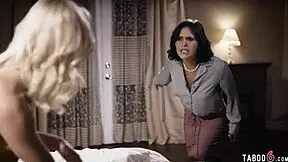 Paranoid wife suspects teen babysitter's wild threesome