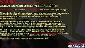 Petite redhead sucks big cock