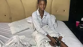 Interviewing beautiful african teen model for casting