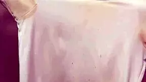 Asian Girl Walks With Anal Plugs, Then Cosplays in Huge Tits Uniform?