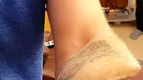 The amateur teen agreed to give a sensual blowjob and take a cumshot for some extra cash from her friend.