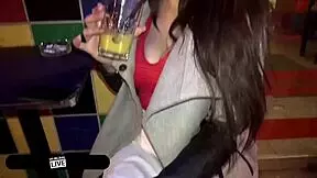 ayda swinger enjoys a moment with dean van damme.